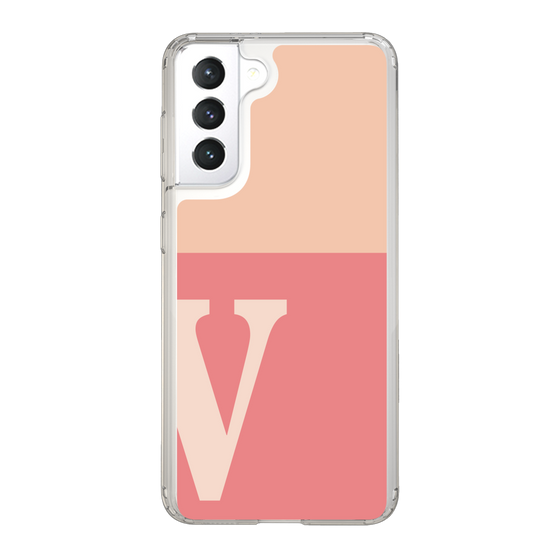 Slim Protection Case［ Original - initial two tone - V pink ］
