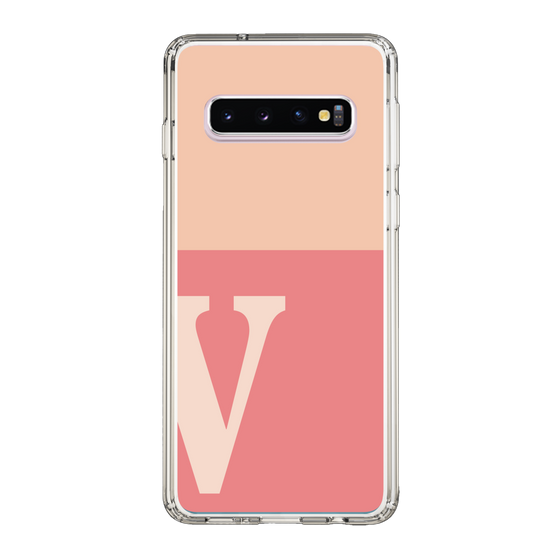Slim Protection Case［ Original - initial two tone - V pink ］
