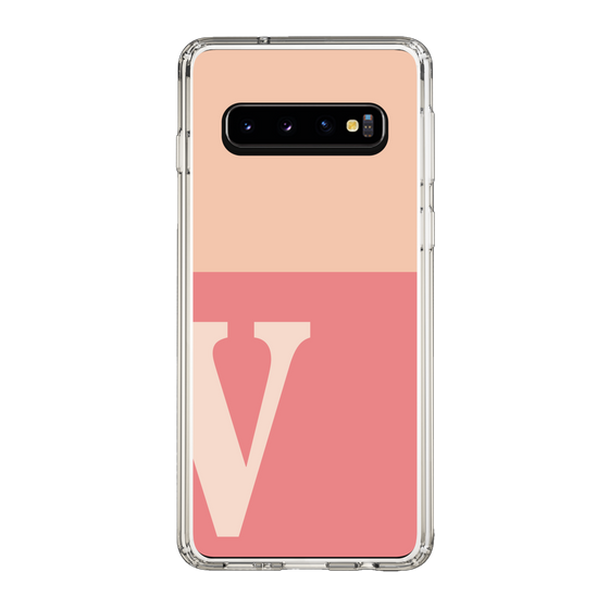 Slim Protection Case［ Original - initial two tone - V pink ］