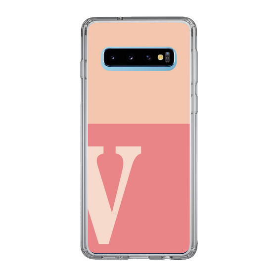 Slim Protection Case［ Original - initial two tone - V pink ］