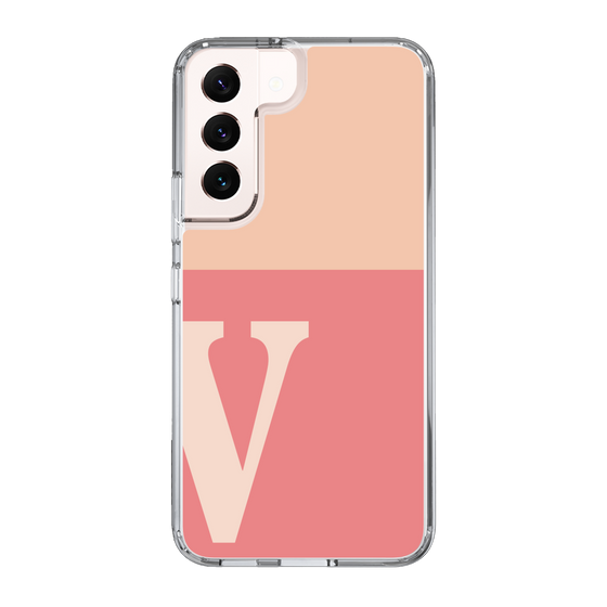 Slim Protection Case［ Original - initial two tone - V pink ］