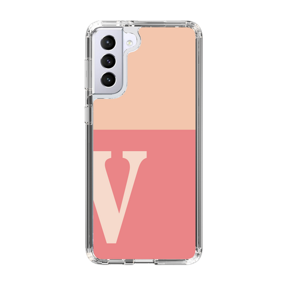 Slim Protection Case［ Original - initial two tone - V pink ］