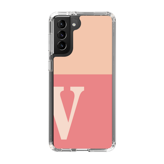Slim Protection Case［ Original - initial two tone - V pink ］