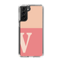 Slim Protection Case［ Original - initial two tone - V pink ］