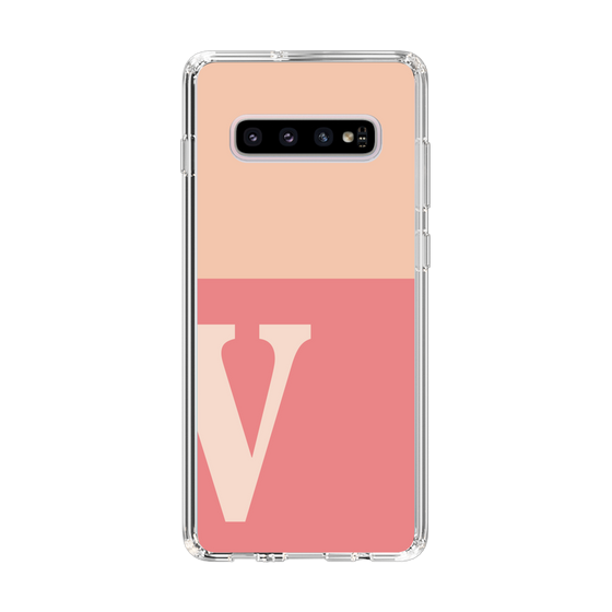 Slim Protection Case［ Original - initial two tone - V pink ］