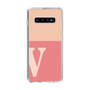 Slim Protection Case［ Original - initial two tone - V pink ］