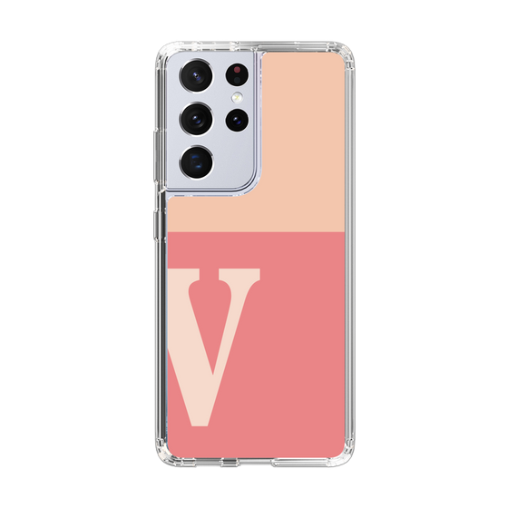 Slim Protection Case［ Original - initial two tone - V pink ］
