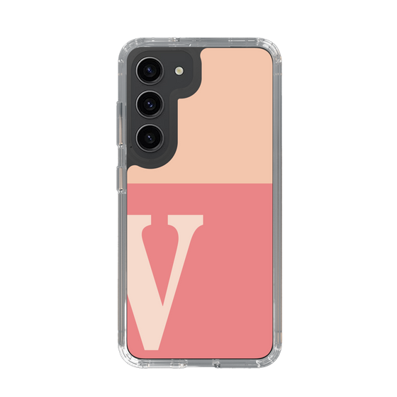 Slim Protection Case［ Original - initial two tone - V pink ］
