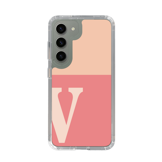 Slim Protection Case［ Original - initial two tone - V pink ］