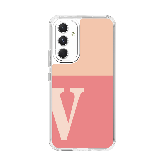 Slim Protection Case［ Original - initial two tone - V pink ］