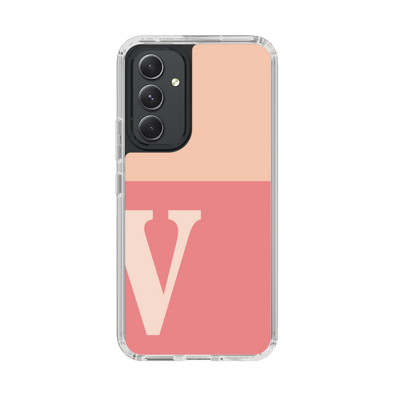 Slim Protection Case［ Original - initial two tone - V pink ］