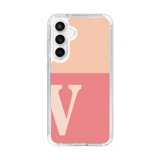 Slim Protection Case［ Original - initial two tone - V pink ］
