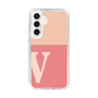 Slim Protection Case［ Original - initial two tone - V pink ］