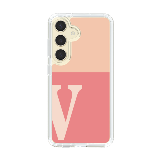 Slim Protection Case［ Original - initial two tone - V pink ］