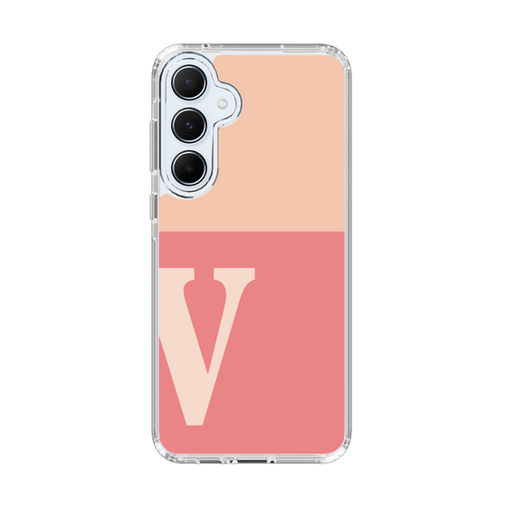 Slim Protection Case［ オリジナル - initial two tone - V pink ］