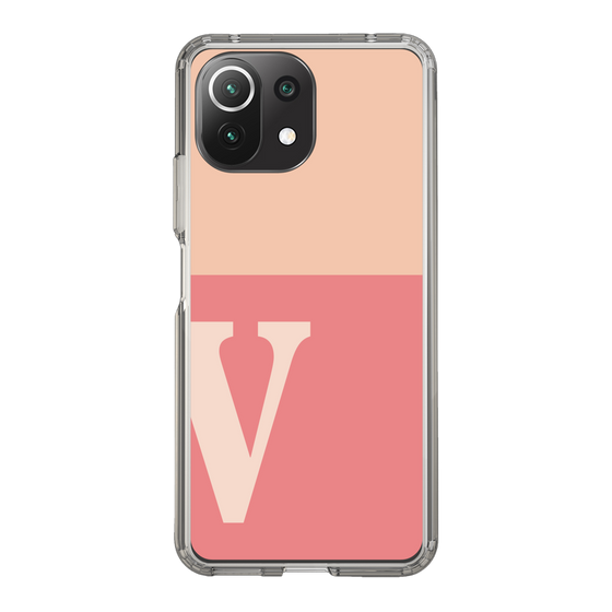 Slim Protection Case［ Original - initial two tone - V pink ］