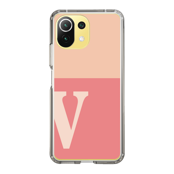 Slim Protection Case［ Original - initial two tone - V pink ］