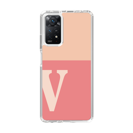 Slim Protection Case［ Original - initial two tone - V pink ］