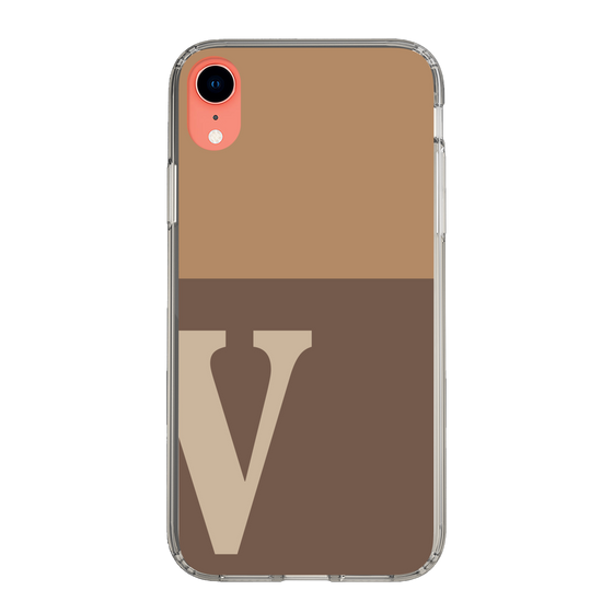 Slim Protection Case［ Original - initial two tone - V brown ］