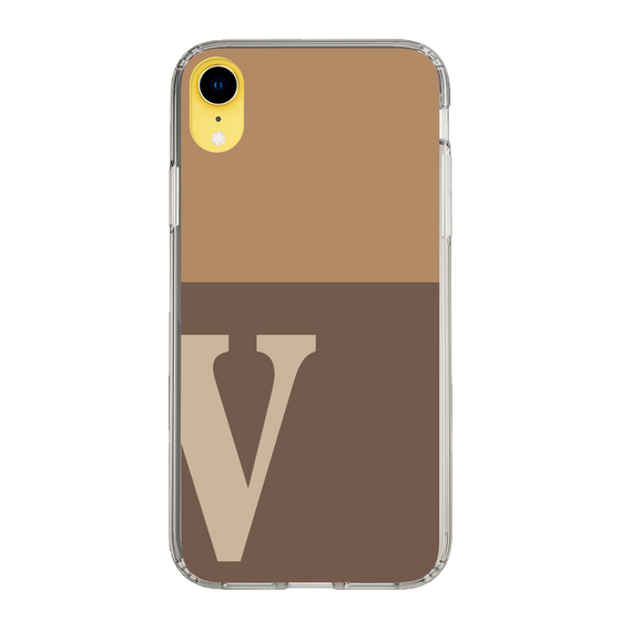 Slim Protection Case［ Original - initial two tone - V brown ］