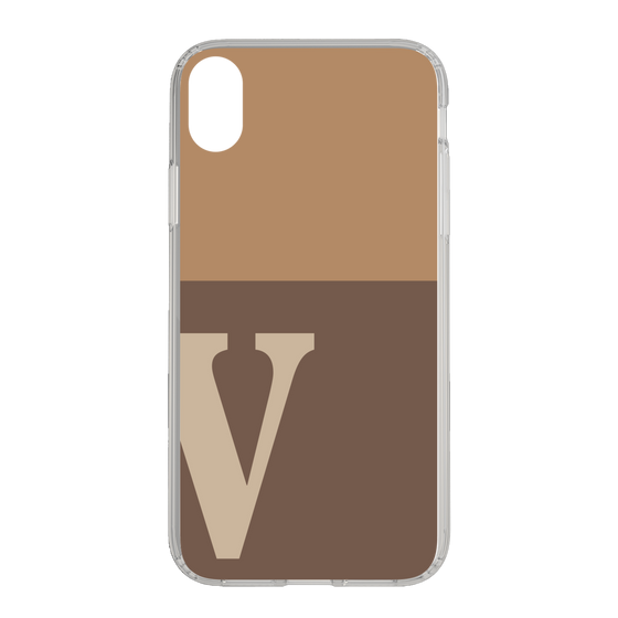 Slim Protection Case［ Original - initial two tone - V brown ］