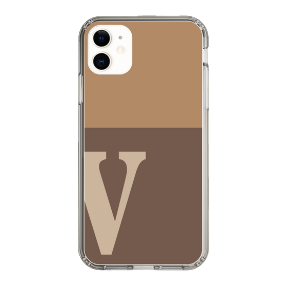 Slim Protection Case［ Original - initial two tone - V brown ］
