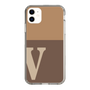 Slim Protection Case［ Original - initial two tone - V brown ］