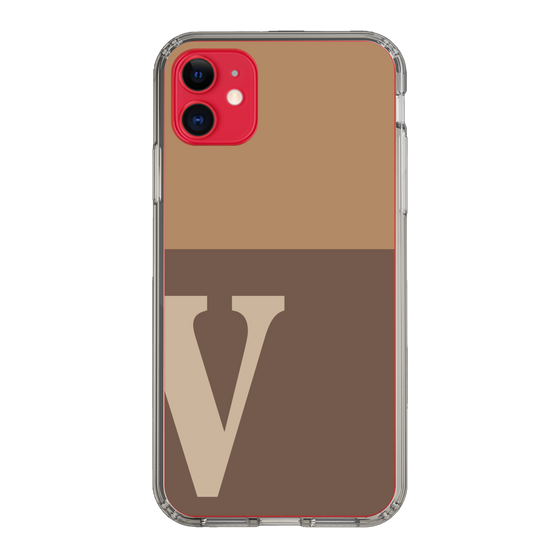 Slim Protection Case［ Original - initial two tone - V brown ］