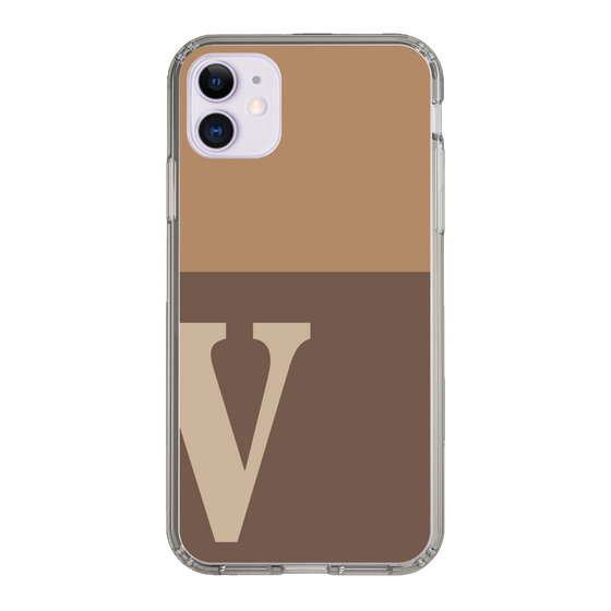 Slim Protection Case［ Original - initial two tone - V brown ］