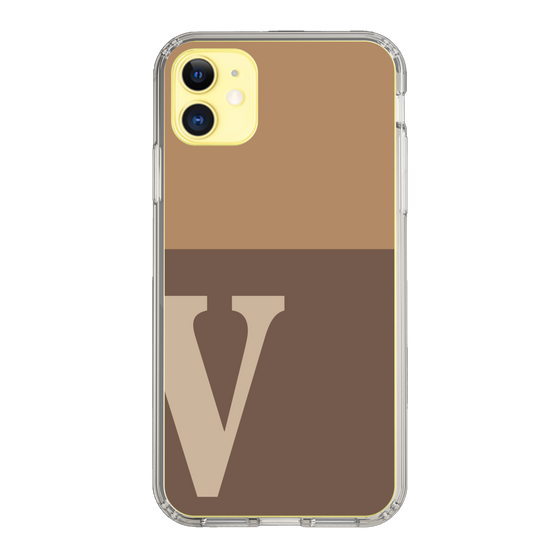 Slim Protection Case［ Original - initial two tone - V brown ］