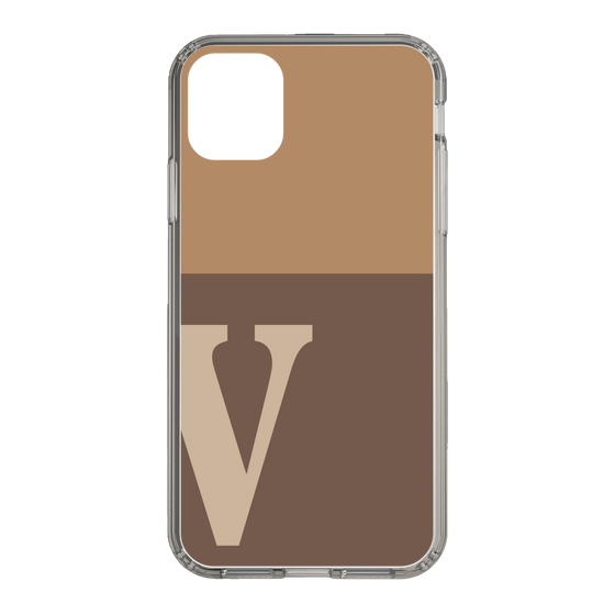 Slim Protection Case［ Original - initial two tone - V brown ］