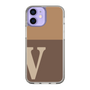 Slim Protection Case［ Original - initial two tone - V brown ］