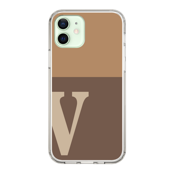 Slim Protection Case［ Original - initial two tone - V brown ］
