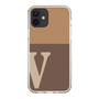 Slim Protection Case［ Original - initial two tone - V brown ］