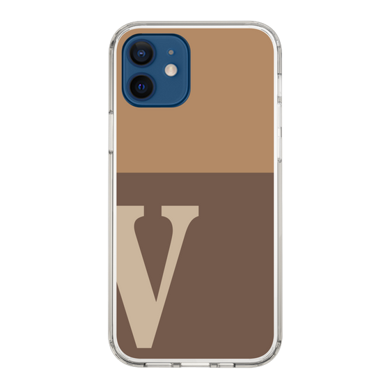 Slim Protection Case［ Original - initial two tone - V brown ］