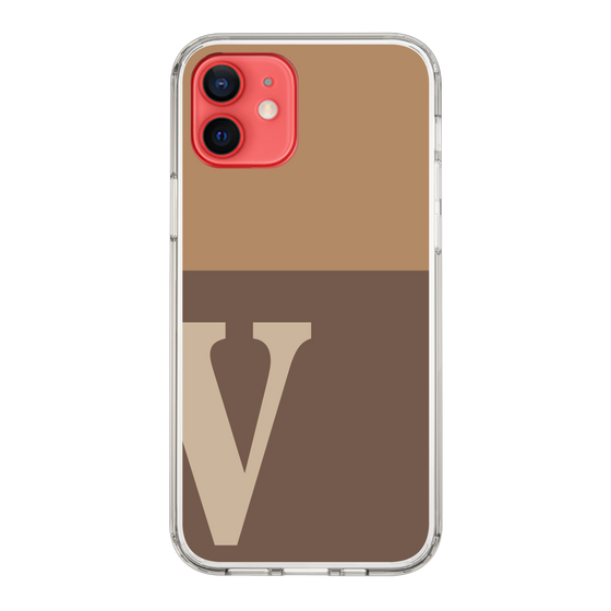 Slim Protection Case［ Original - initial two tone - V brown ］