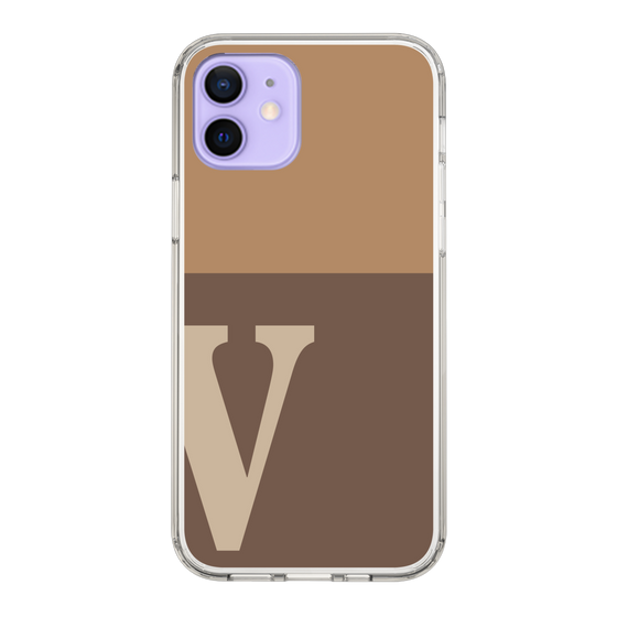 Slim Protection Case［ Original - initial two tone - V brown ］