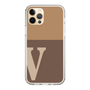 Slim Protection Case［ Original - initial two tone - V brown ］