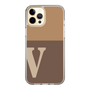 Slim Protection Case［ Original - initial two tone - V brown ］