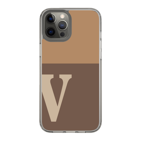 Slim Protection Case［ Original - initial two tone - V brown ］