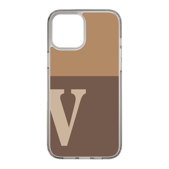 Slim Protection Case［ Original - initial two tone - V brown ］