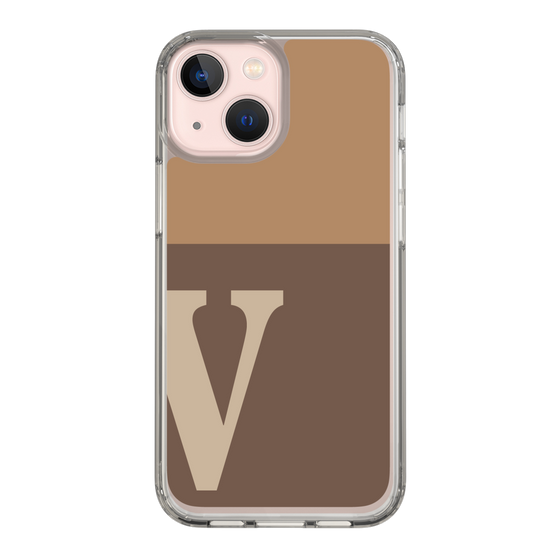 Slim Protection Case［ Original - initial two tone - V brown ］