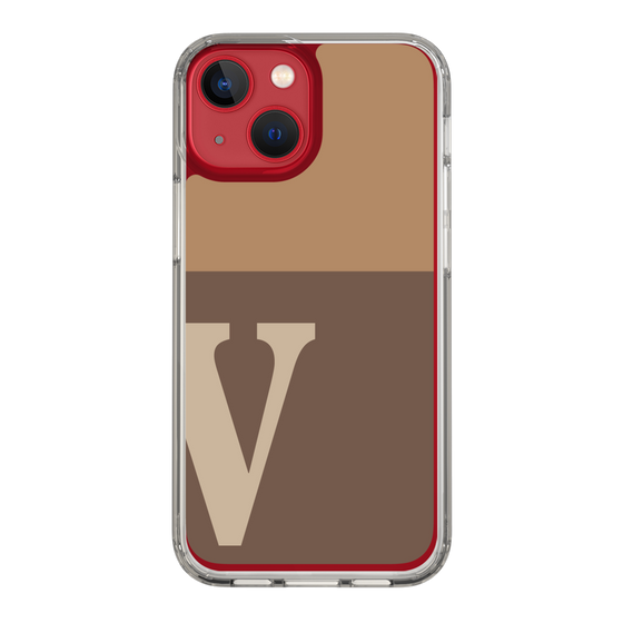 Slim Protection Case［ Original - initial two tone - V brown ］