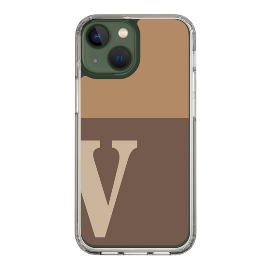 Slim Protection Case［ Original - initial two tone - V brown ］