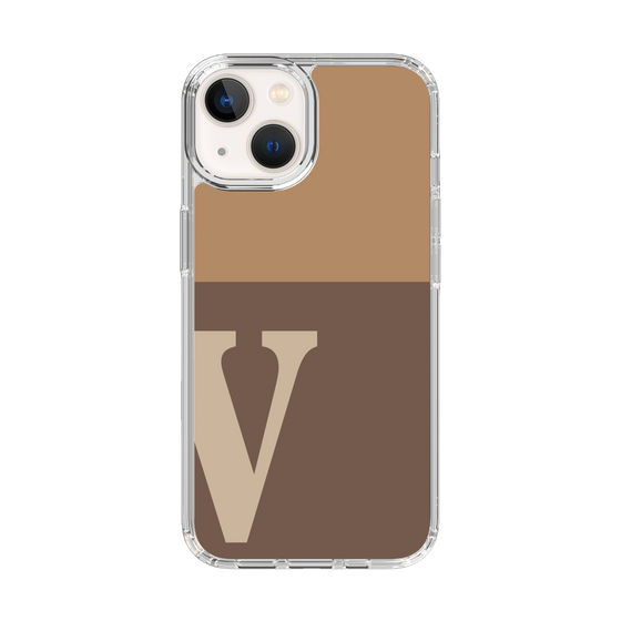 Slim Protection Case［ Original - initial two tone - V brown ］