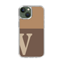 Slim Protection Case［ Original - initial two tone - V brown ］