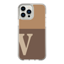 Slim Protection Case［ Original - initial two tone - V brown ］