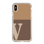 Slim Protection Case［ Original - initial two tone - V brown ］