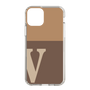 Slim Protection Case［ Original - initial two tone - V brown ］