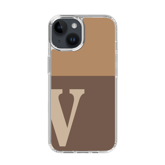 Slim Protection Case［ Original - initial two tone - V brown ］